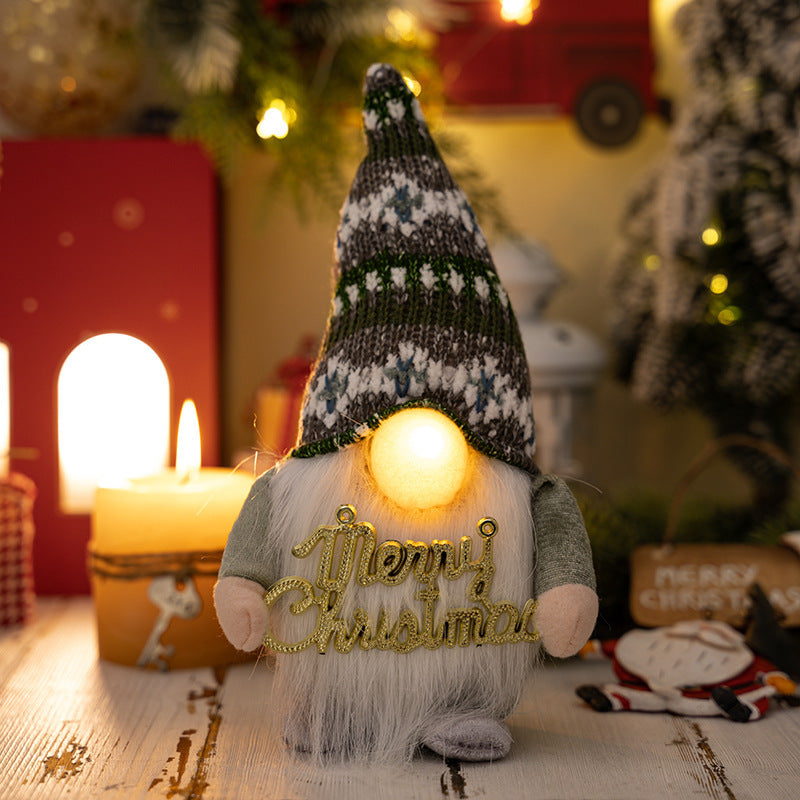 Glowing Nordic Christmas Gnome