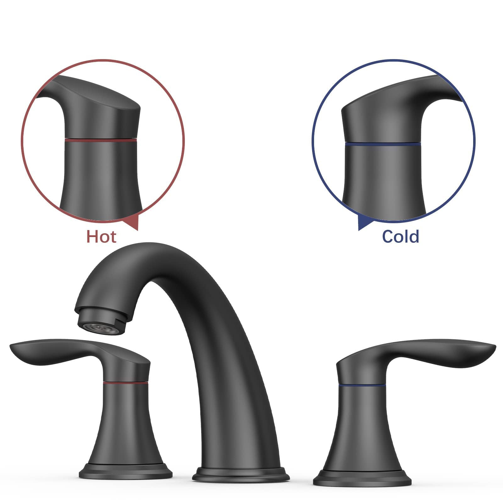 Dual-Handle Basin Tap Set