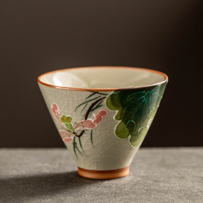Hand Painted Porcelain Tea Cup 6 Pcs