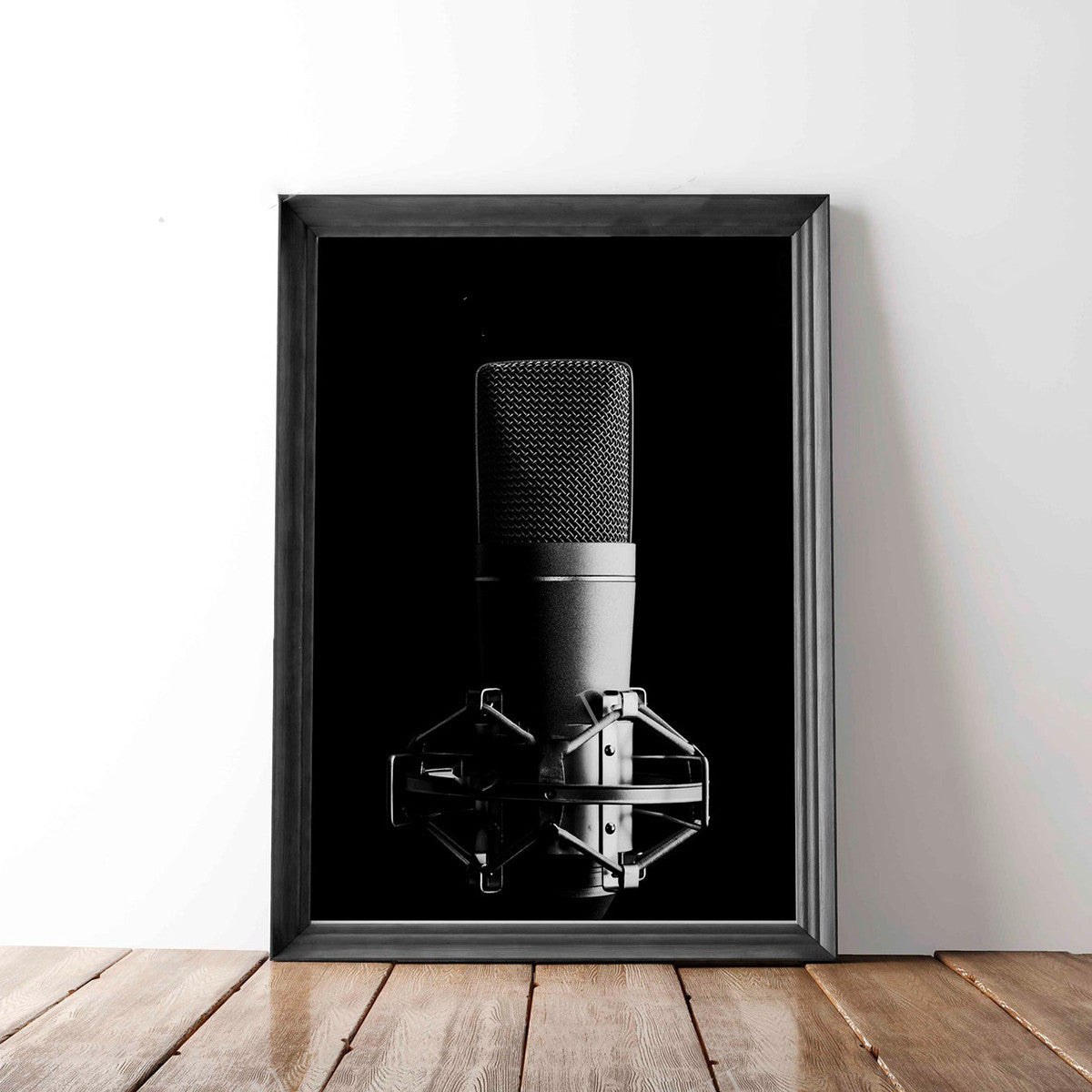 Studio Microphone Canvas Poster