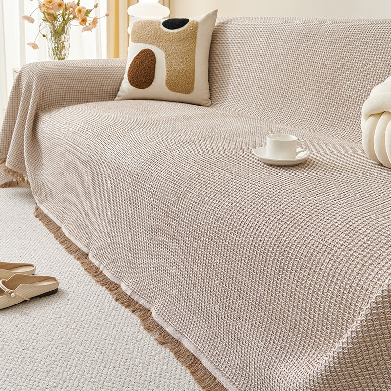 Textured Woven Throw Blanket