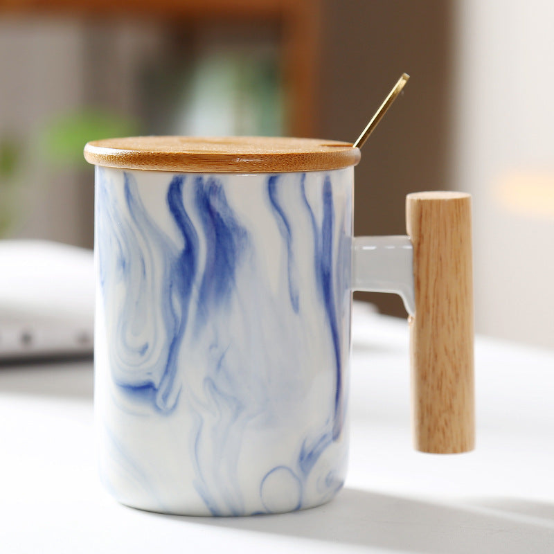 Marble Ceramic Mug Set