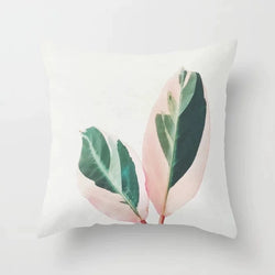 Leaf Pattern Cushion Cover 45x45cm