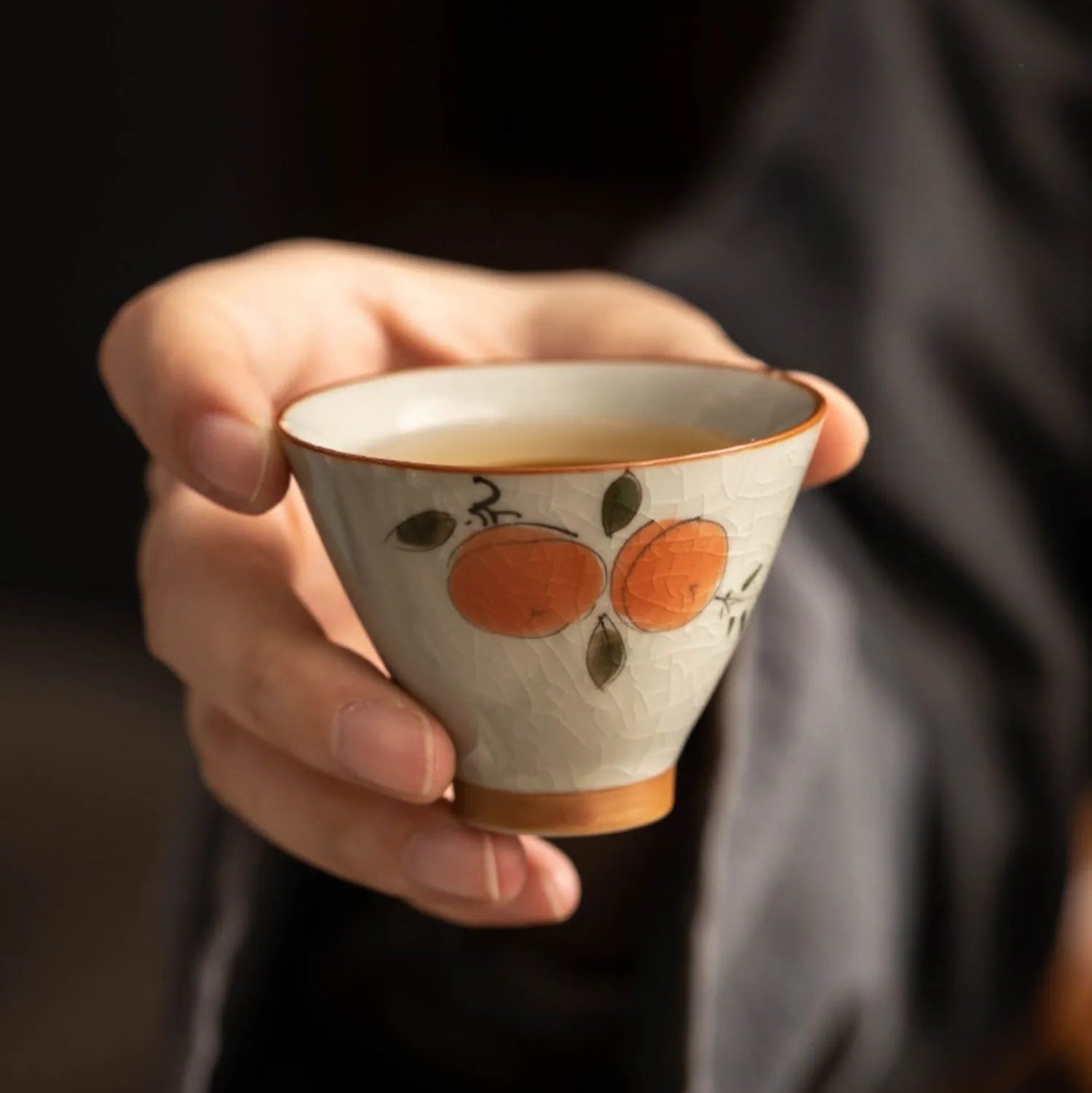 Hand Painted Porcelain Tea Cup 6 Pcs