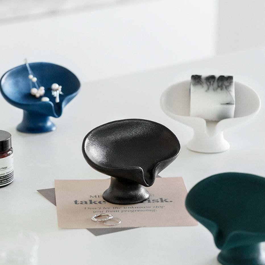 Ceramic Pedestal Soap Dish