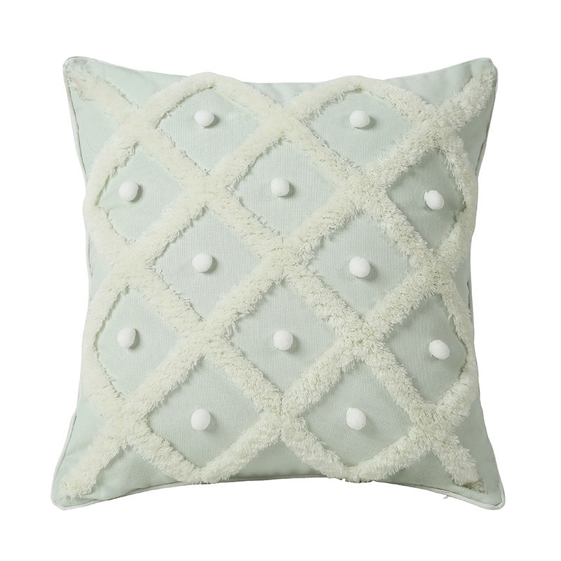 Moroccan Tufted Cushion Cover 45x45cm