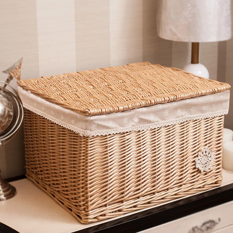 Rattan Wicker Storage Basket