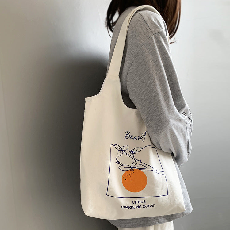 Citrus Canvas Tote