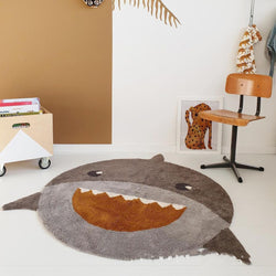 Shark-shaped Floor Mat, 110cm