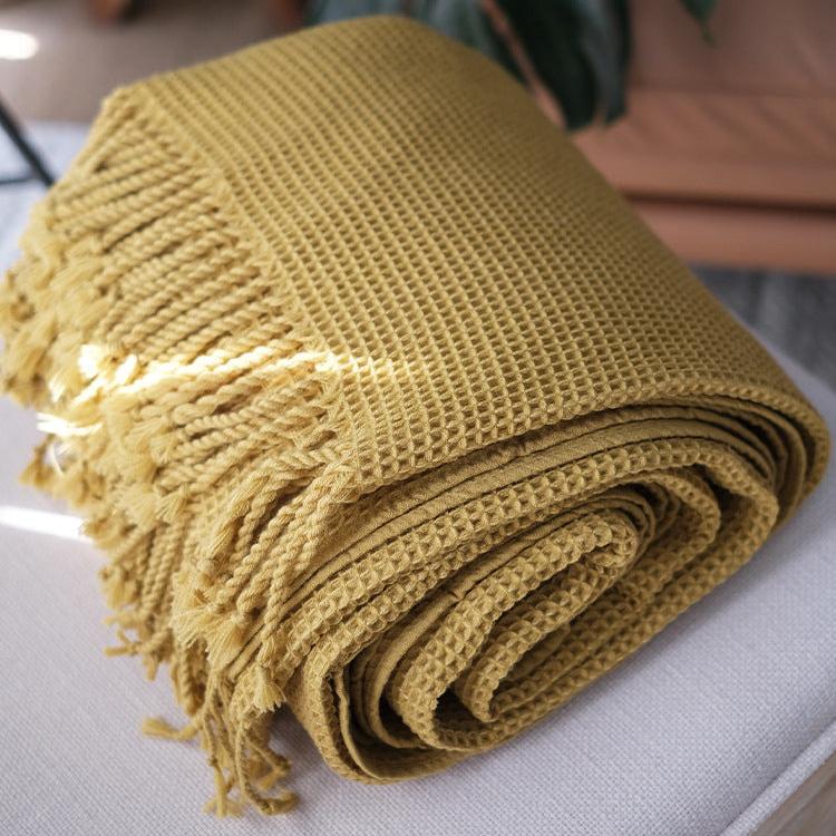 Waffle Weave Throw, 150x220cm