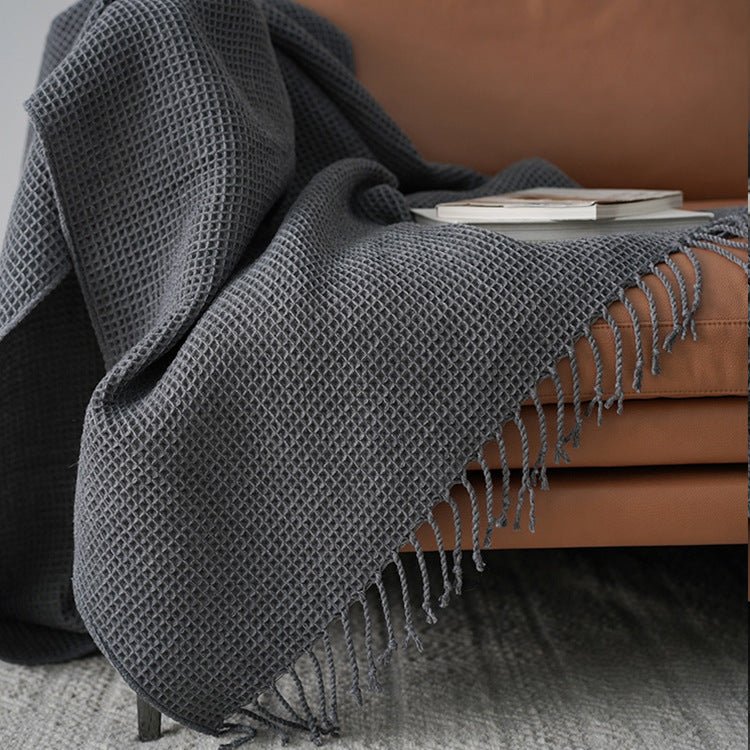 Waffle Weave Throw, 150x220cm