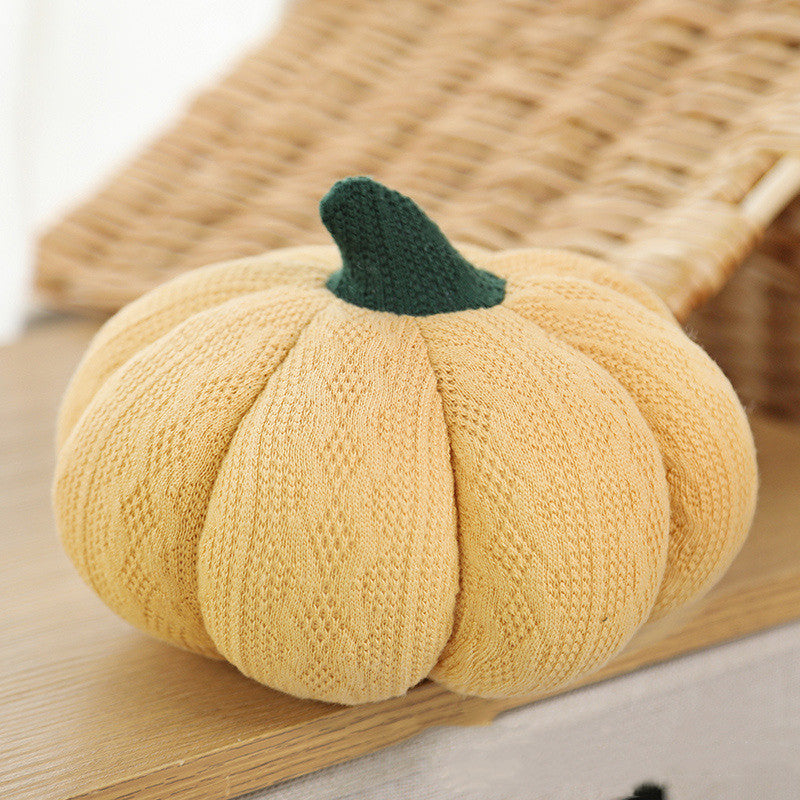 Harvest Knit Pumpkin Cushions