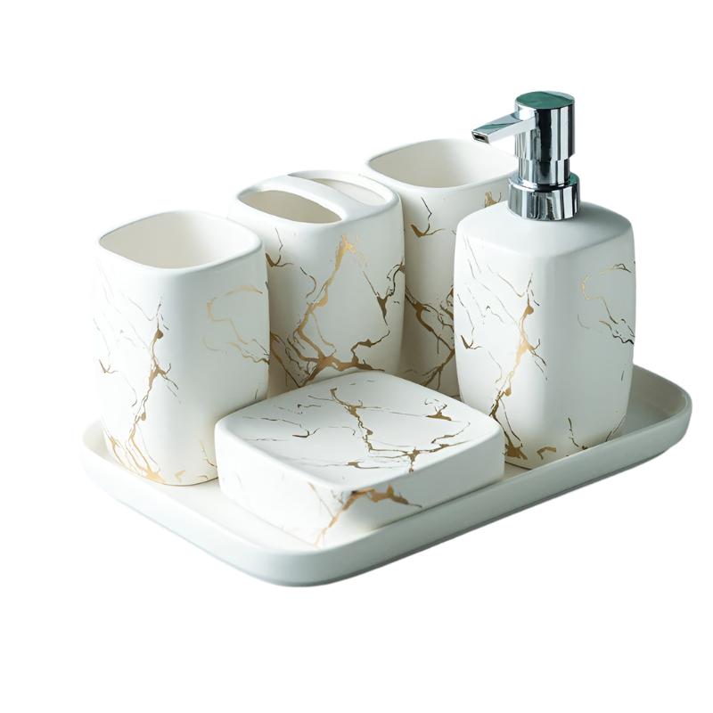 Luxe Bathroom Accessory Set