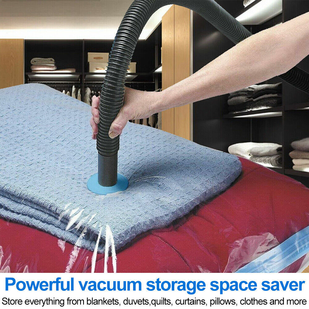 Vacuum Storage Bags with Manual Pump (Pack of 12)