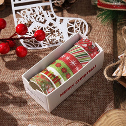 Christmas Gift Paper Tape 6 Rolls