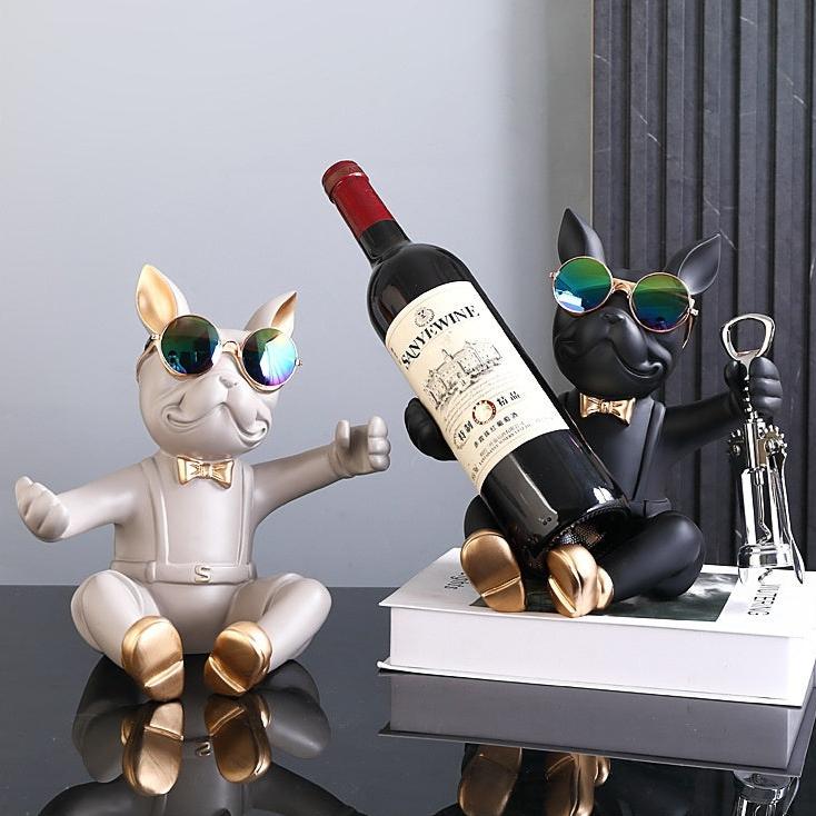 Bulldog Wine Holder