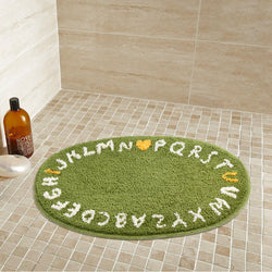 Oval Alphabet Door Mat