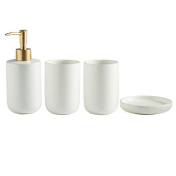 Matte Bathroom Accessory Set