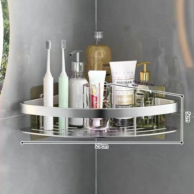 Corner Aluminium Bathroom Shelf