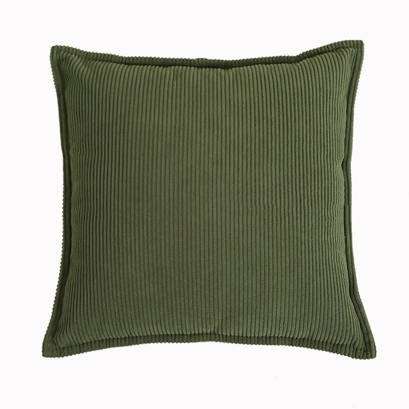 Ribbed Solid Colour Cushion Cover 45x45cm