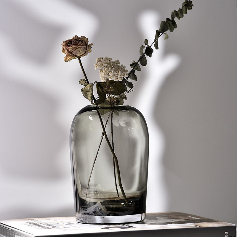 Smoky Glass Vase