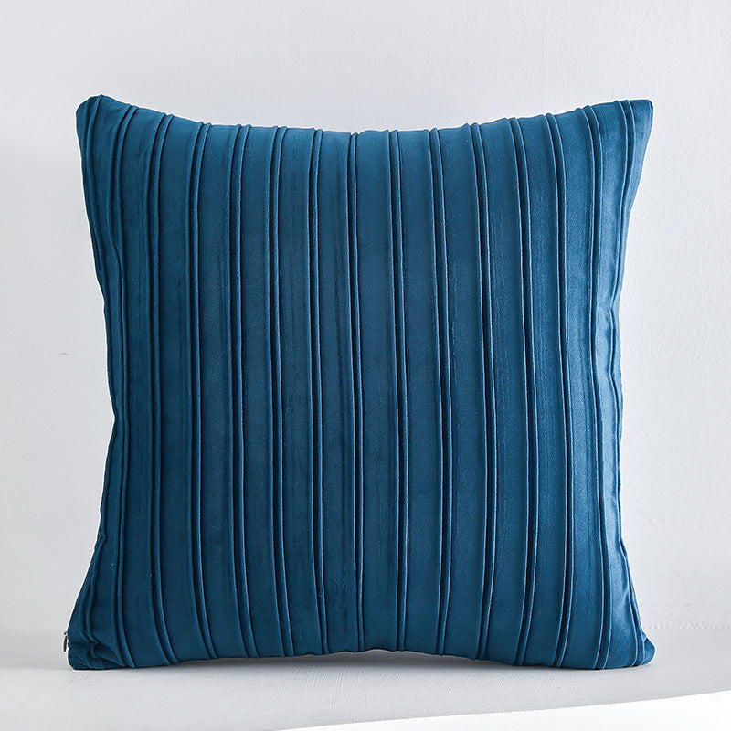 Velvet Pleated Cushion/Cover 50x50cm