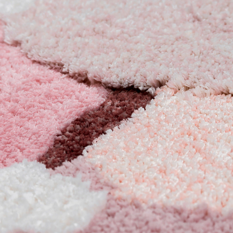 Pink Dreamscape Tufted Area Rug