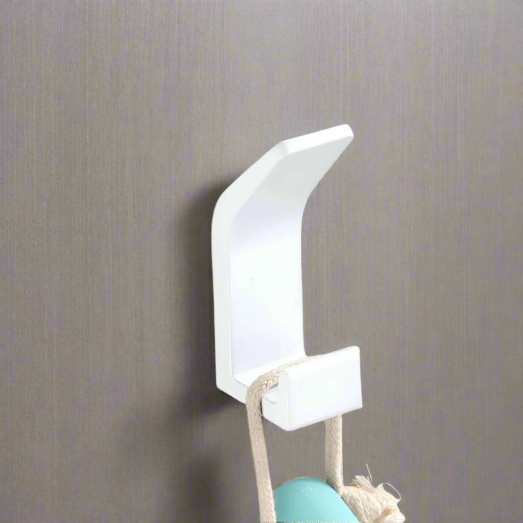 Aluminium Adhensive Wall Hooks 4/8 Pcs