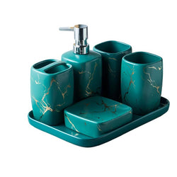 Luxe Bathroom Accessory Set