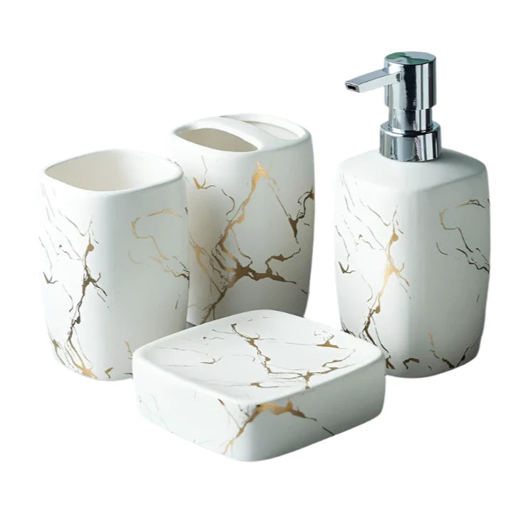 Luxe Bathroom Accessory Set