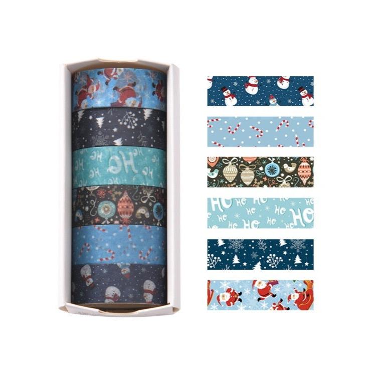 Christmas Gift Paper Tape 6 Rolls