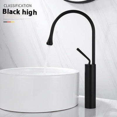 Minimalist High-Arc Basin Mixer Tap