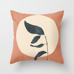 Leaf Pattern Cushion Cover 45x45cm