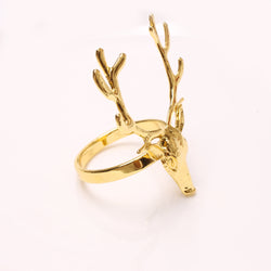 Elk Napkin Ring 4 Pcs