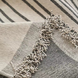 Curved Stripes Sofa Cover Blanket