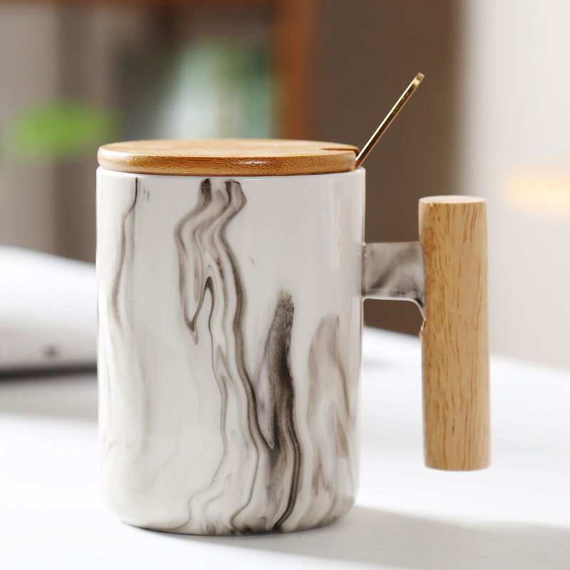 Marble Ceramic Mug Set