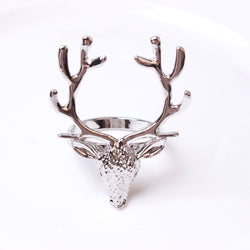 Elk Napkin Ring 4 Pcs