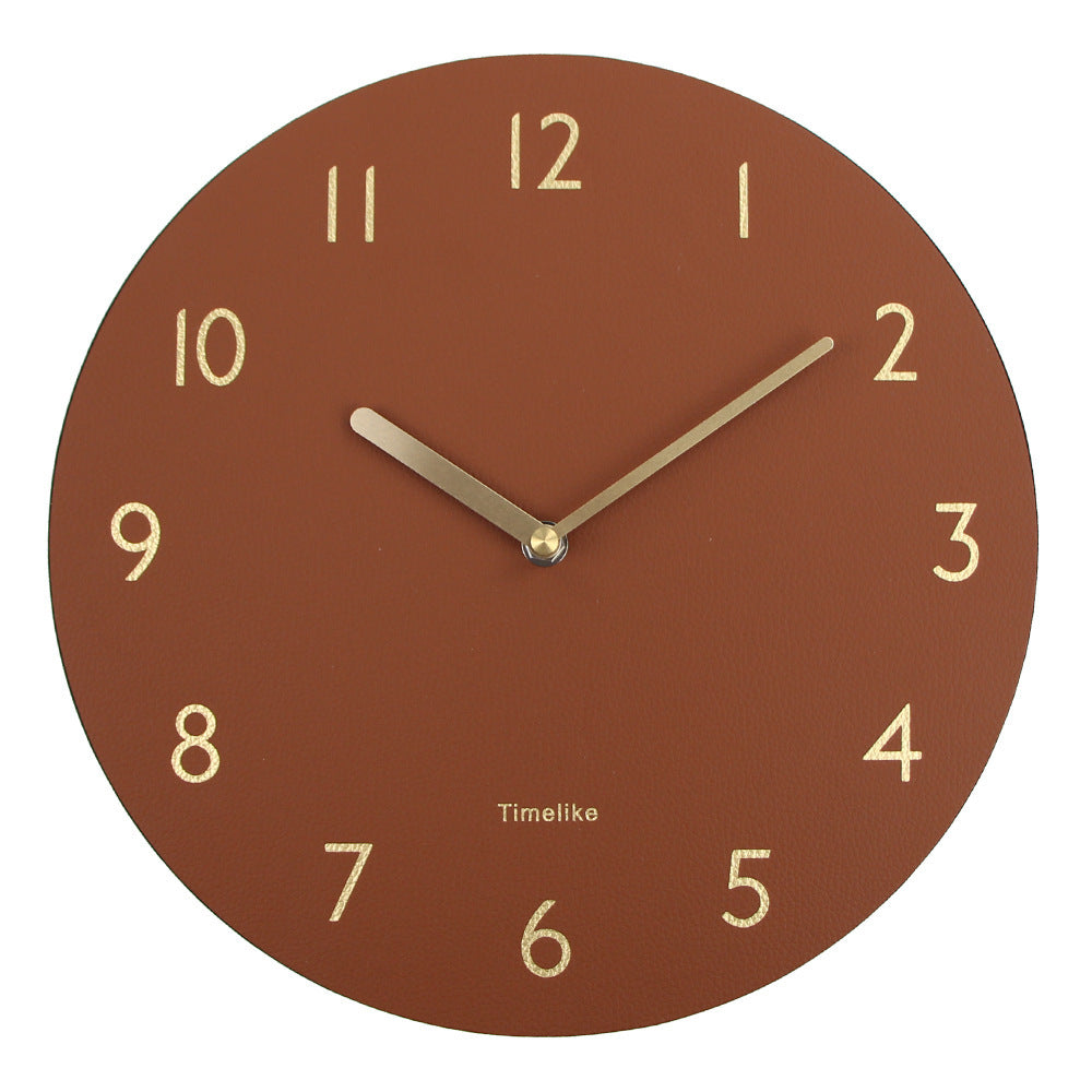 Leather Wall Clock