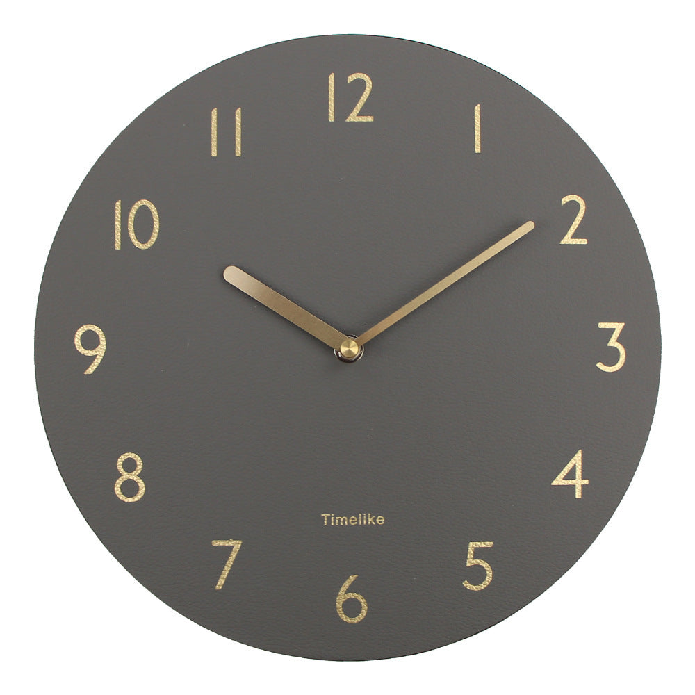 Leather Wall Clock