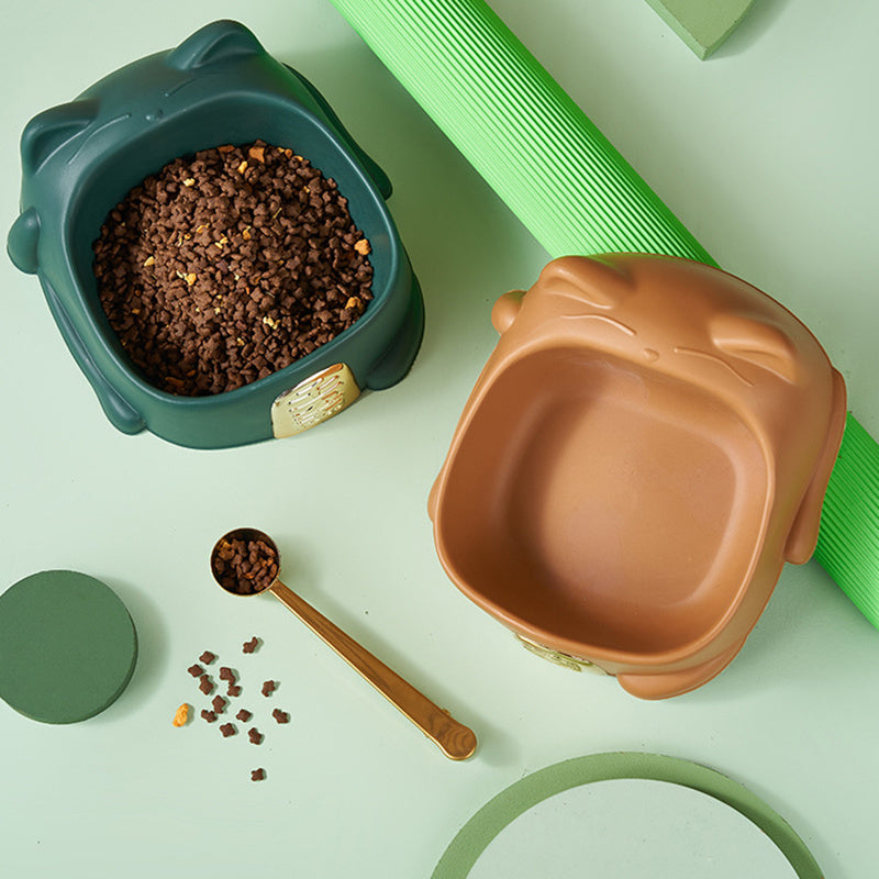 Cat-Shaped Pet Bowl