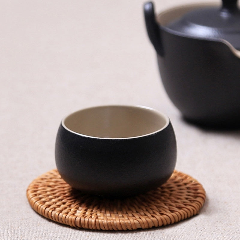 Rattan Coaster Set