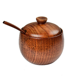 Wooden Jar with Lid