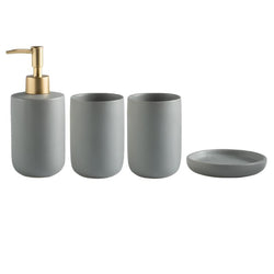 Matte Bathroom Accessory Set