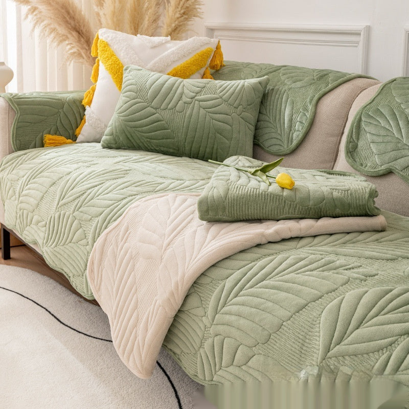 Thick Quilted Sofa Cover 70cm