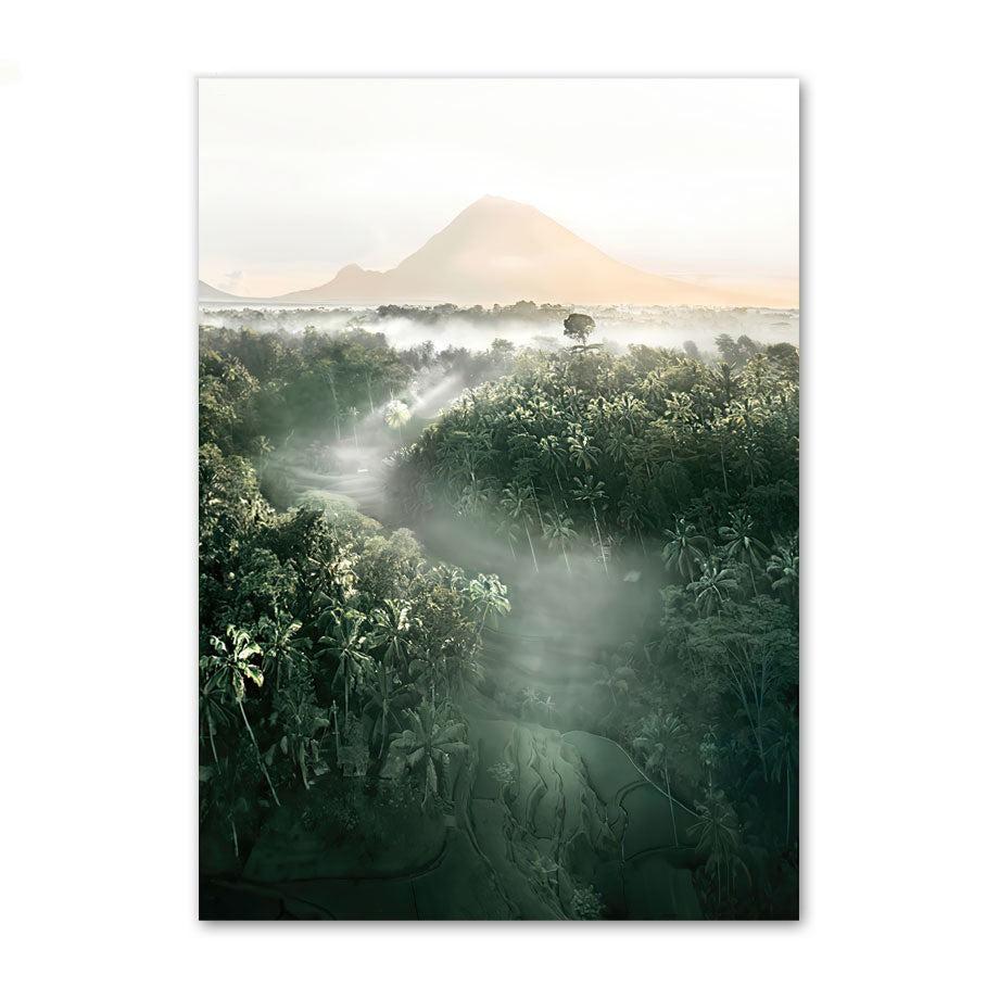 Misty Forest Canvas Art