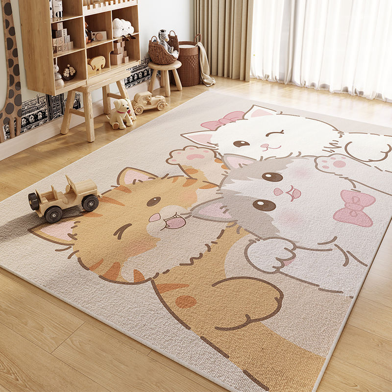 Cuddly Kittens Bedrroom Area Rug