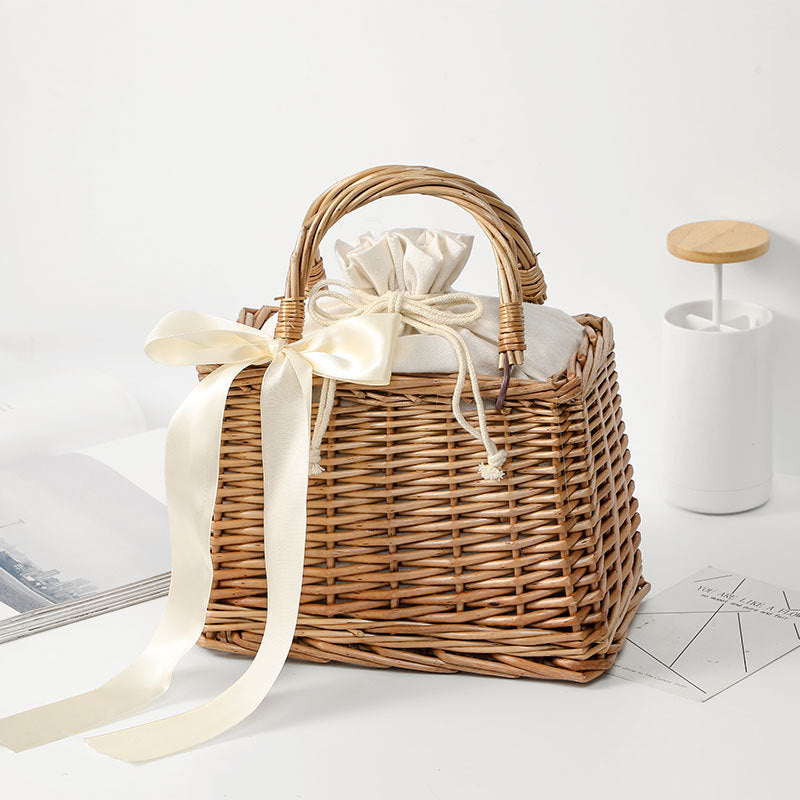 Rattan Basket Bag