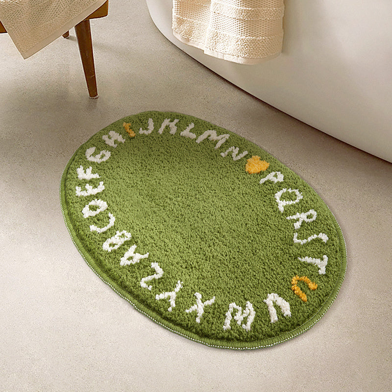 Oval Alphabet Door Mat