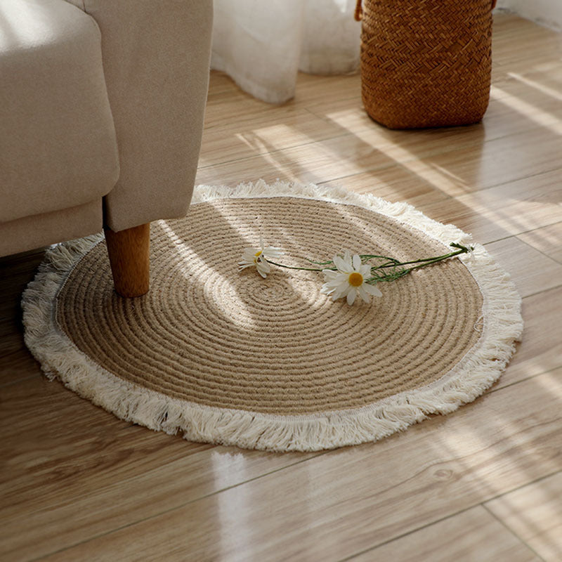 Rustic Round Jute Rug