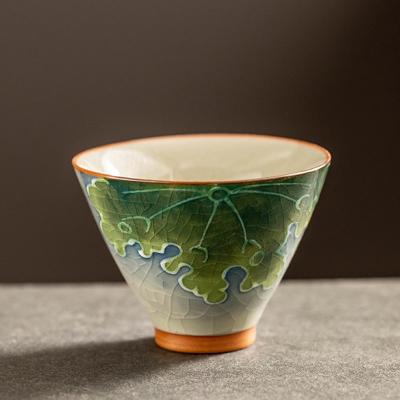 Hand Painted Porcelain Tea Cup 6 Pcs